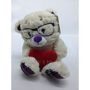 Red & Pink Smartie Teddy Bear Plush 12"